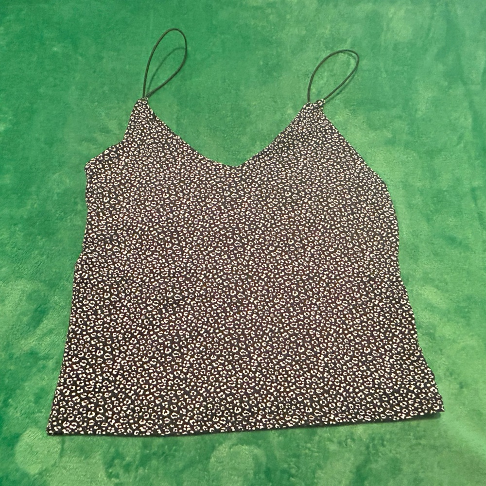 Gaze Monochrome Animal Print Top